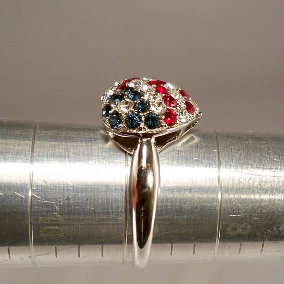 NEW Victoria Wieck Heart of American Cubic Zirconias Silver Ring - Picture 10 of 10